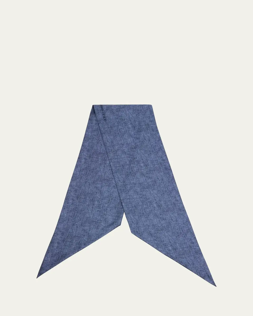 Giorgio Armani Men's Silk Neck Scarf | Thumbnail 8