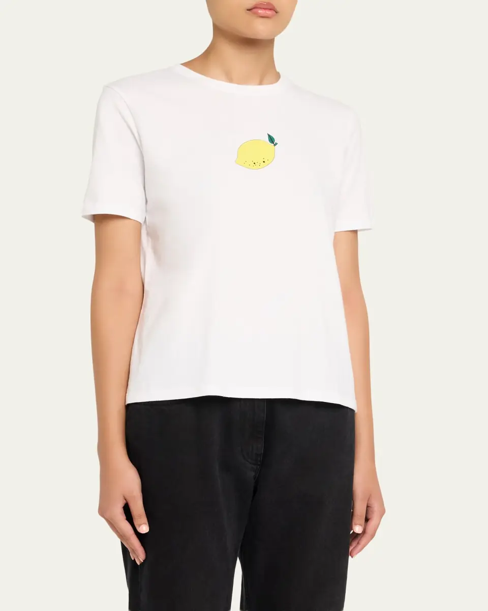 Kule The Modern Lemon Short-Sleeve T-Shirt | Thumbnail 4 Kule The Modern Lemon Short-Sleeve T-Shirt | Thumbnail 4