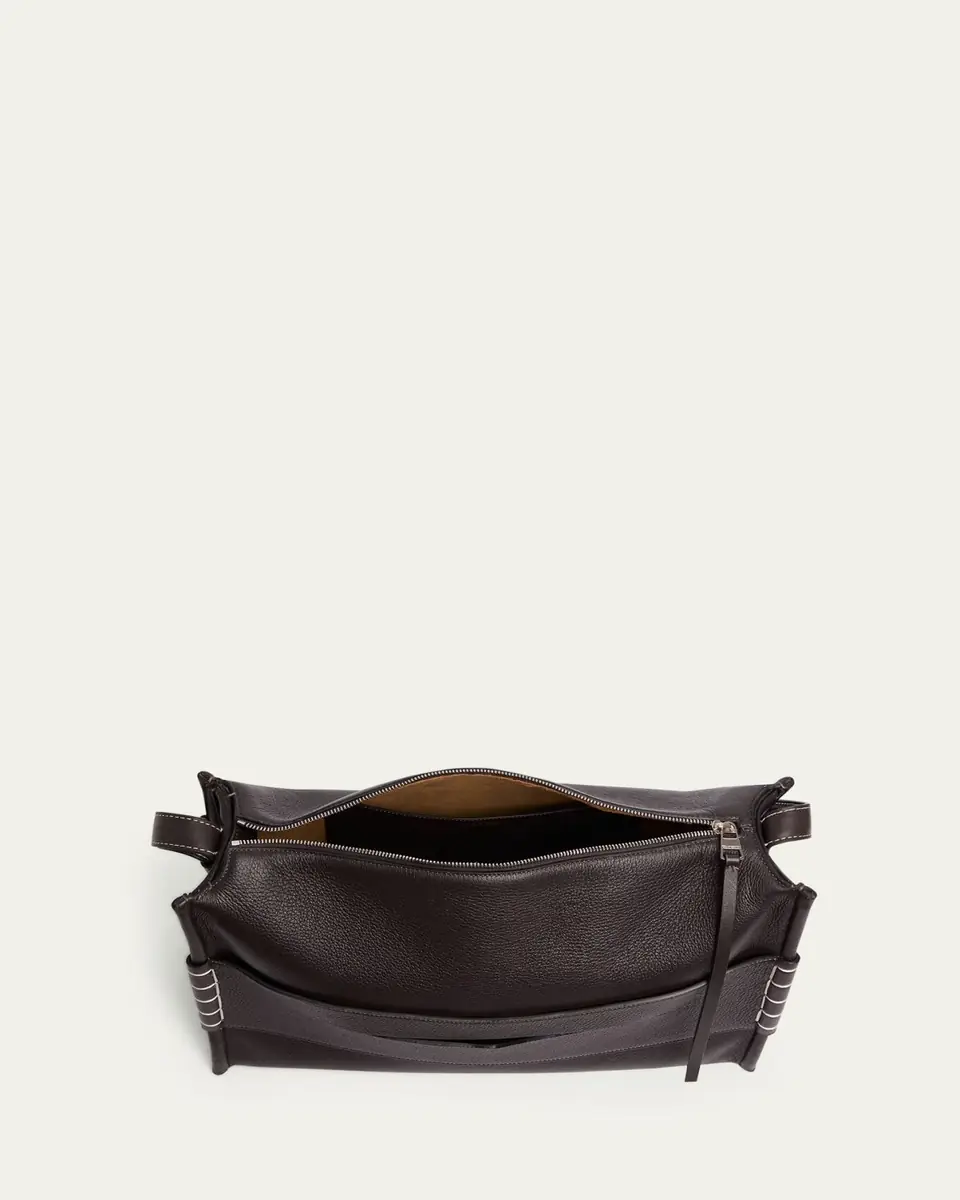JW Anderson Calfskin Suede Loafer Messenger Bag | Thumbnail 4 JW Anderson Calfskin Suede Loafer Messenger Bag | Thumbnail 4