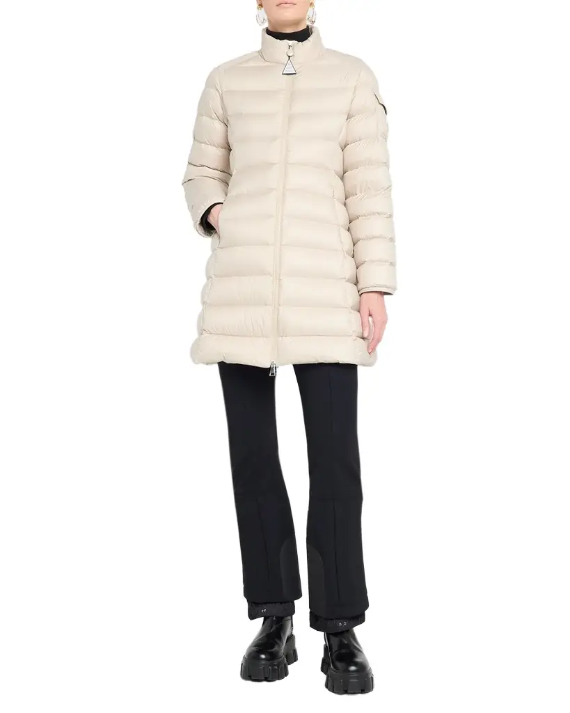 Moncler Igesse Long Down Puffer Coat | Image 1 Moncler Igesse Long Down Puffer Coat | Image 1