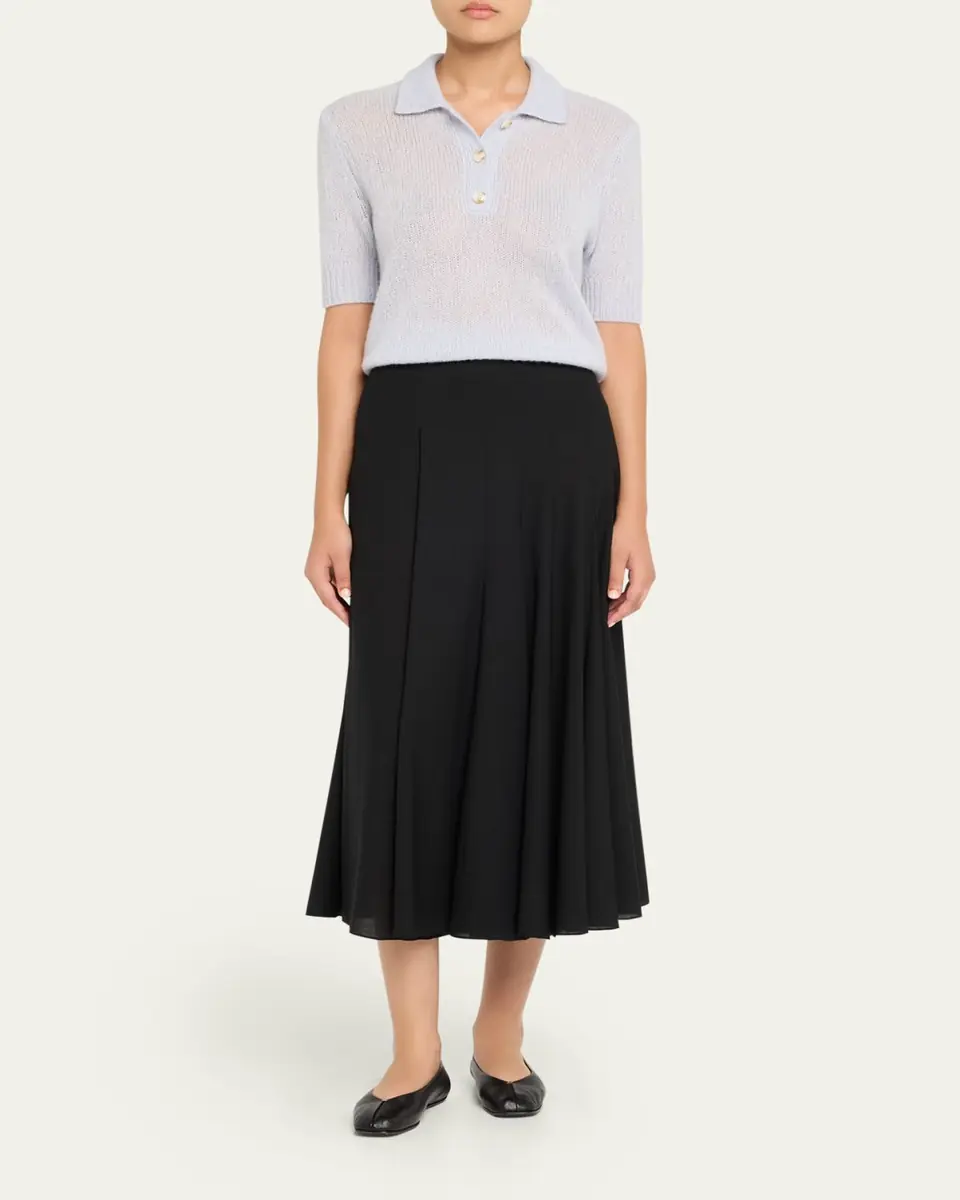 Lisa Yang Masy Cashmere Polo Sweater | Thumbnail 2 Lisa Yang Masy Cashmere Polo Sweater | Thumbnail 2