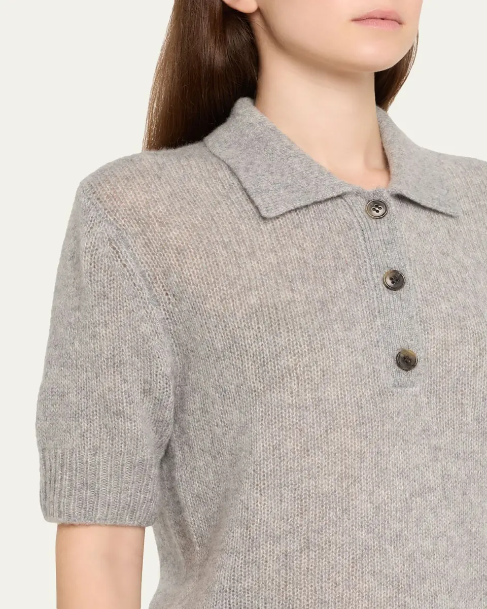 Lisa Yang Masy Cashmere Polo Sweater | Thumbnail 16 Lisa Yang Masy Cashmere Polo Sweater | Thumbnail 16