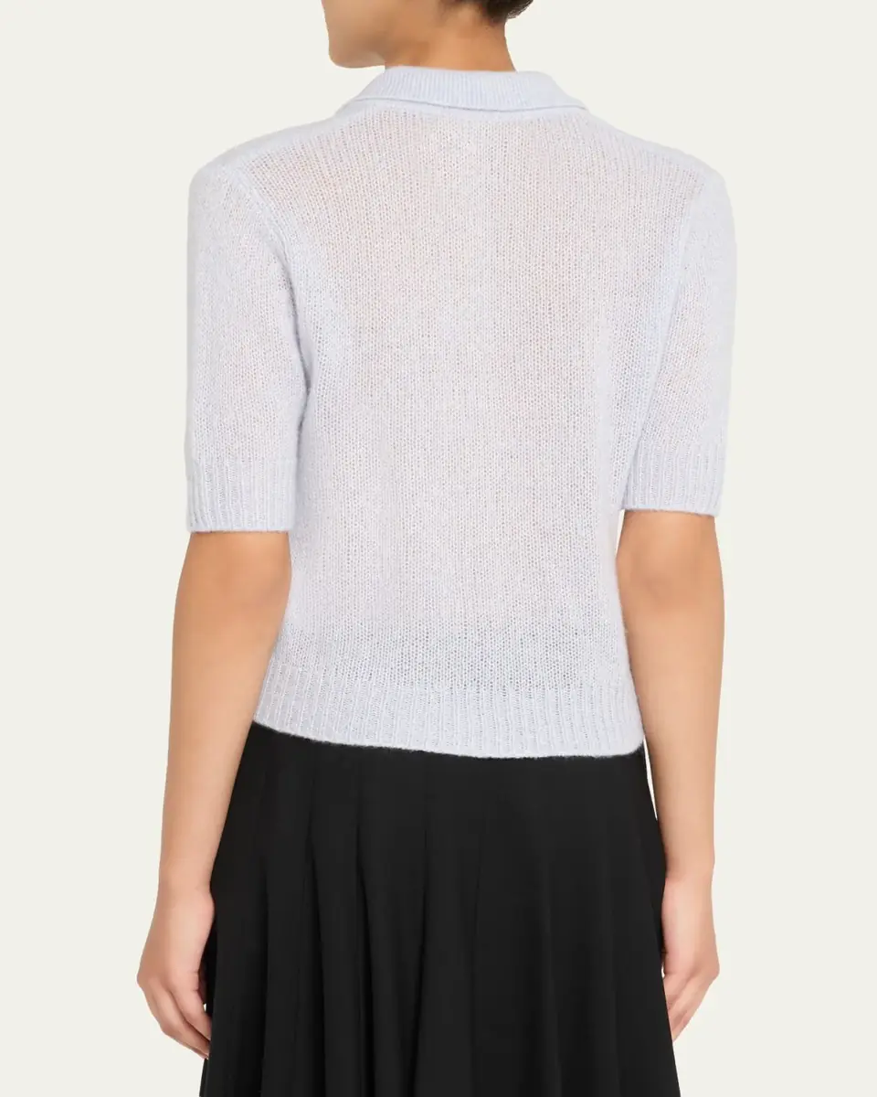 Lisa Yang Masy Cashmere Polo Sweater | Thumbnail 3 Lisa Yang Masy Cashmere Polo Sweater | Thumbnail 3