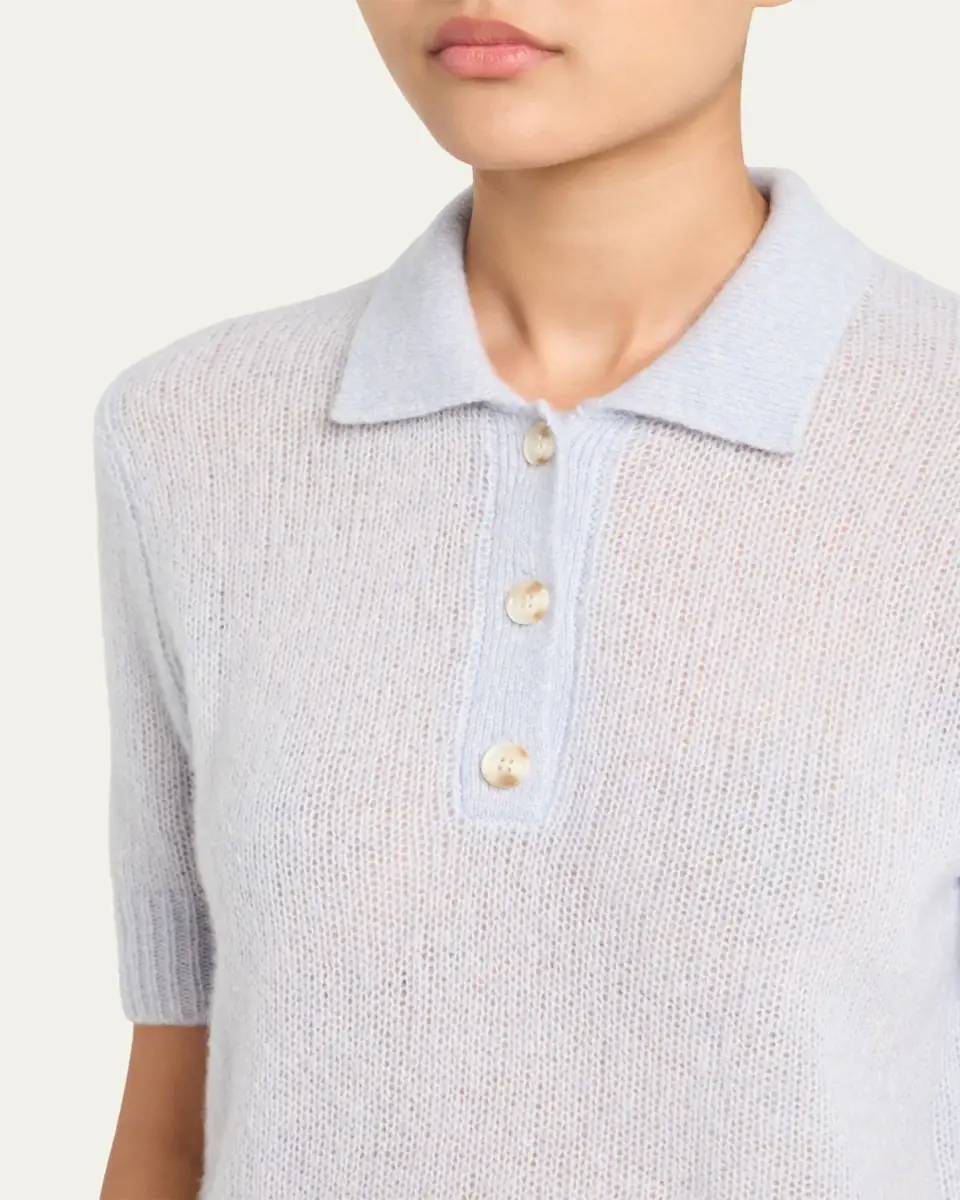 Lisa Yang Masy Cashmere Polo Sweater | Thumbnail 5 Lisa Yang Masy Cashmere Polo Sweater | Thumbnail 5