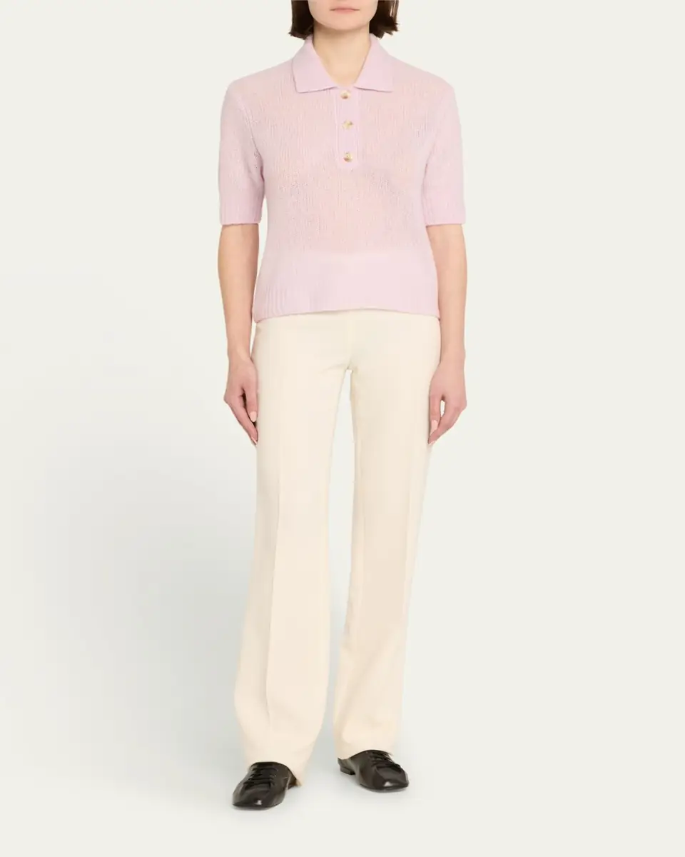 Lisa Yang Masy Cashmere Polo Sweater | Thumbnail 6 Lisa Yang Masy Cashmere Polo Sweater | Thumbnail 6