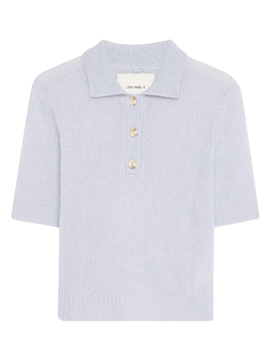 Masy Cashmere Polo Sweater