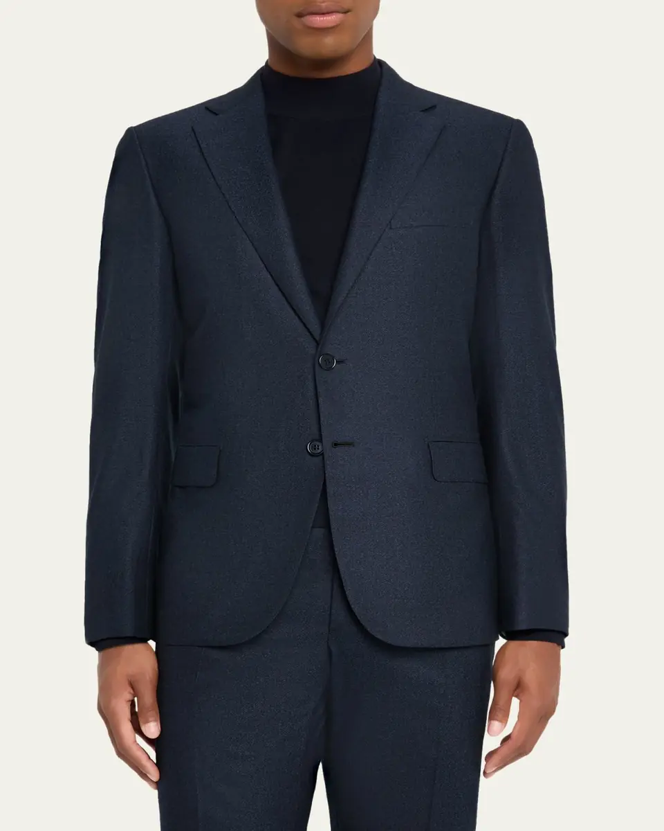 Brioni Men's Herringbone Wool Classic Fit Two-Piece Suit | Thumbnail 4 Brioni Men's Herringbone Wool Classic Fit Two-Piece Suit | Thumbnail 4