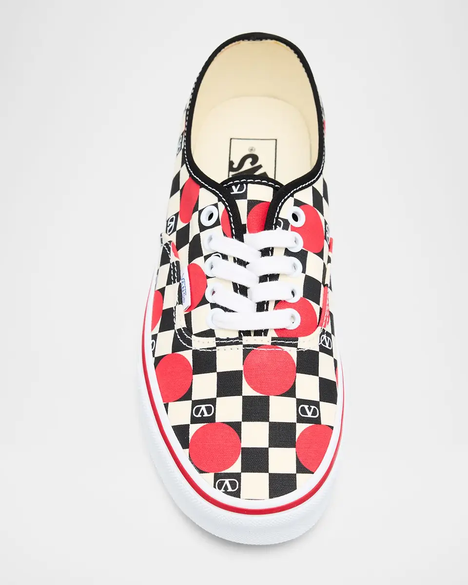 Valentino Garavani x Vans Authentic Checkered VLogo Sneakers | Thumbnail 15