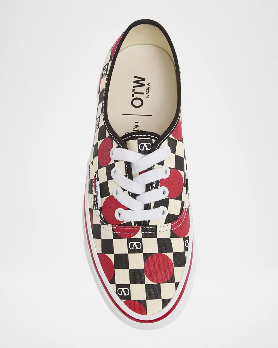 Valentino Garavani x Vans Authentic Checkered VLogo Sneakers | Thumbnail 3