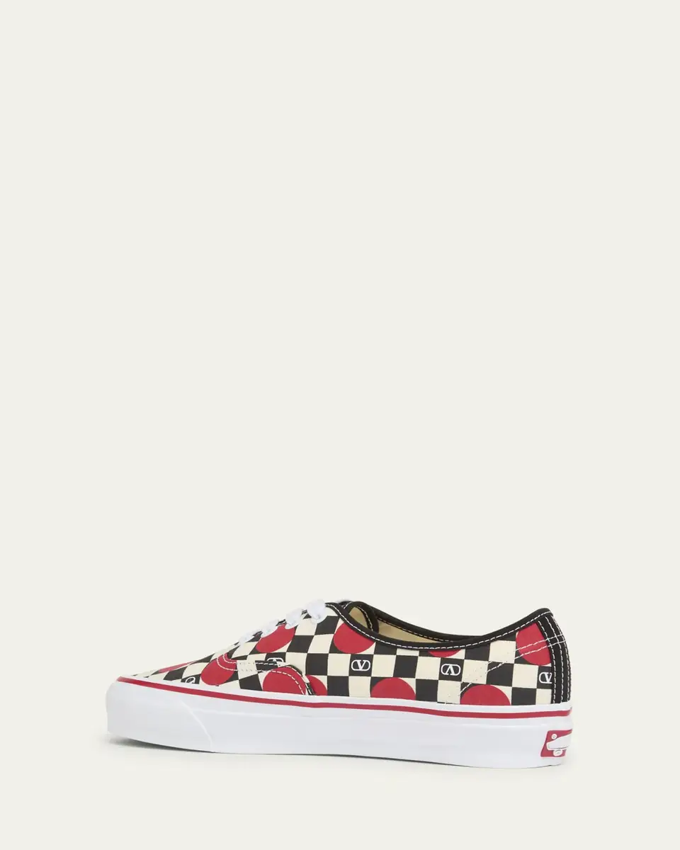 Valentino Garavani x Vans Authentic Checkered VLogo Sneakers | Thumbnail 5