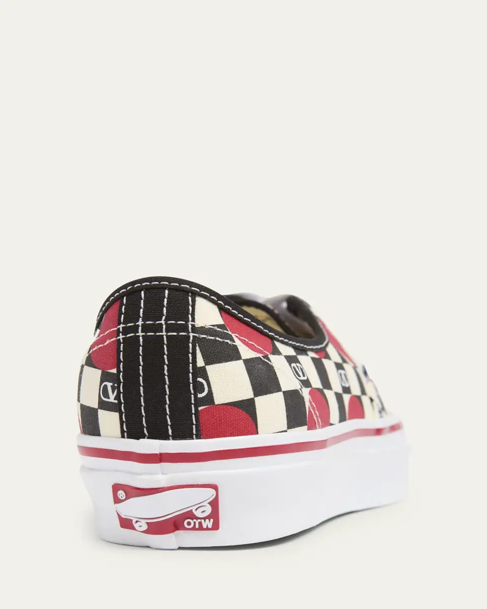 Valentino Garavani x Vans Authentic Checkered VLogo Sneakers | Thumbnail 6