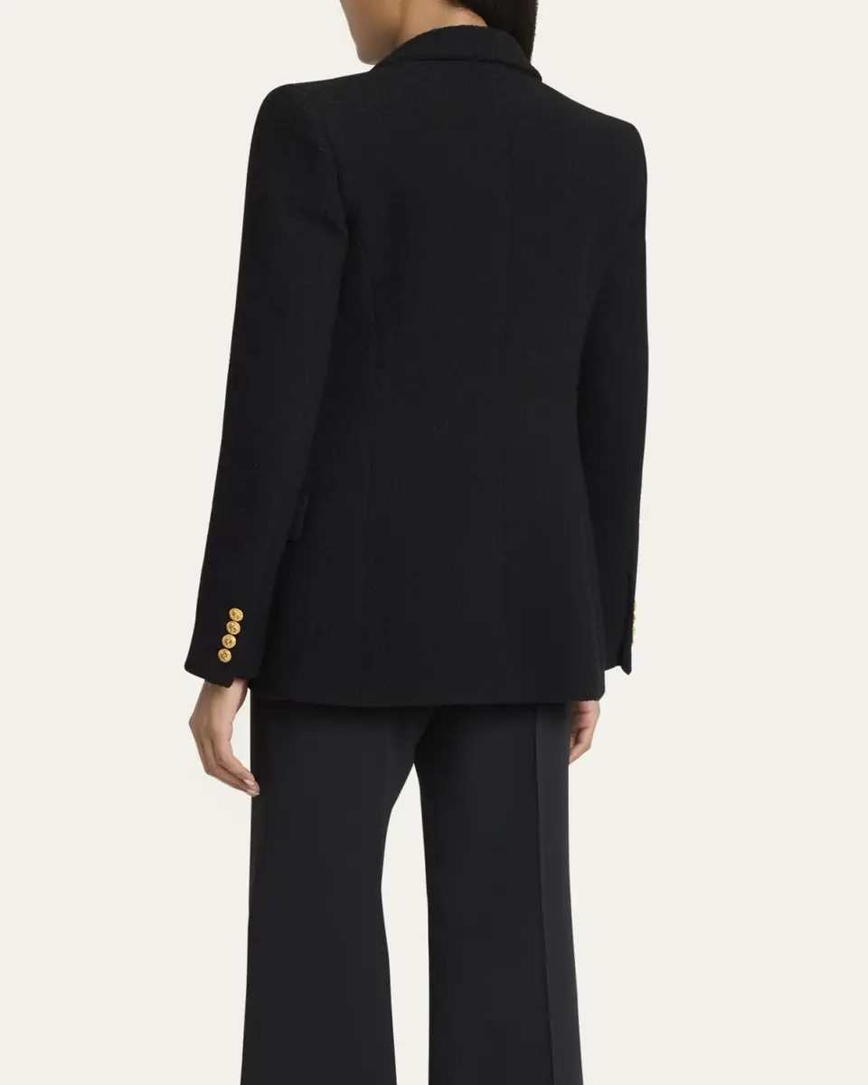 Chloé Cascade-Lapel Double-Breasted Boucle Jacket | Thumbnail 7 Chloé Cascade-Lapel Double-Breasted Boucle Jacket | Thumbnail 7
