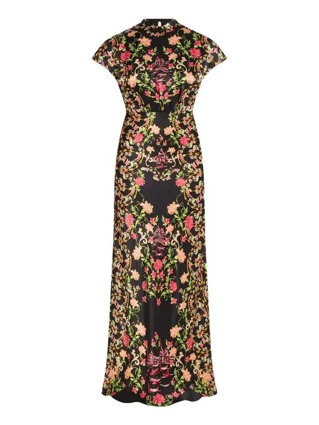 Fabienne Silk Long Dress
