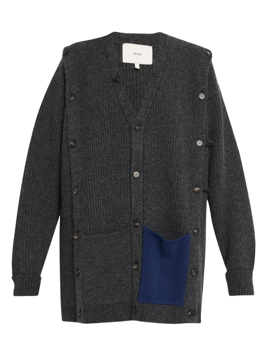 SETCHU Button Cardigan