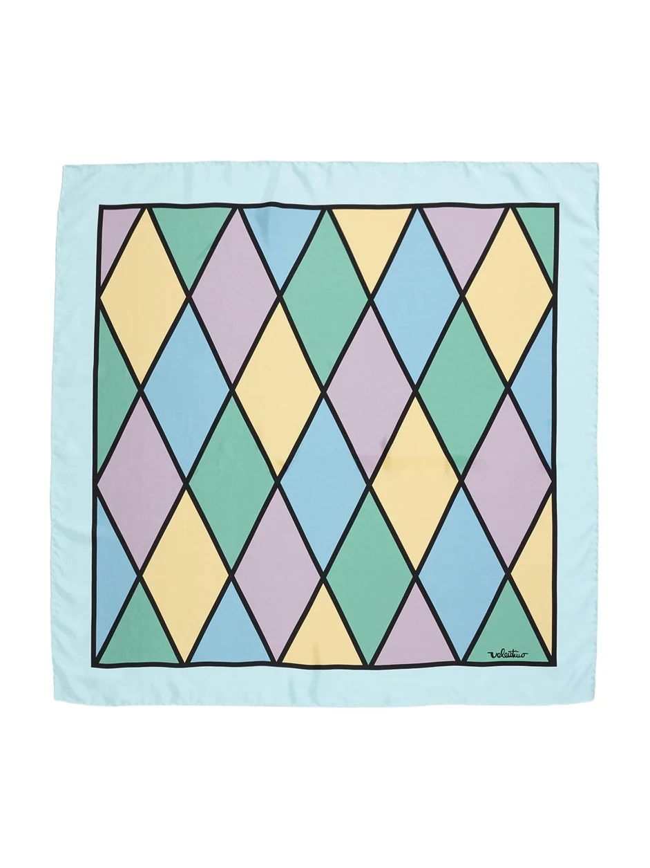Valentino Garavani Rhombelle Printed Silk Scarf