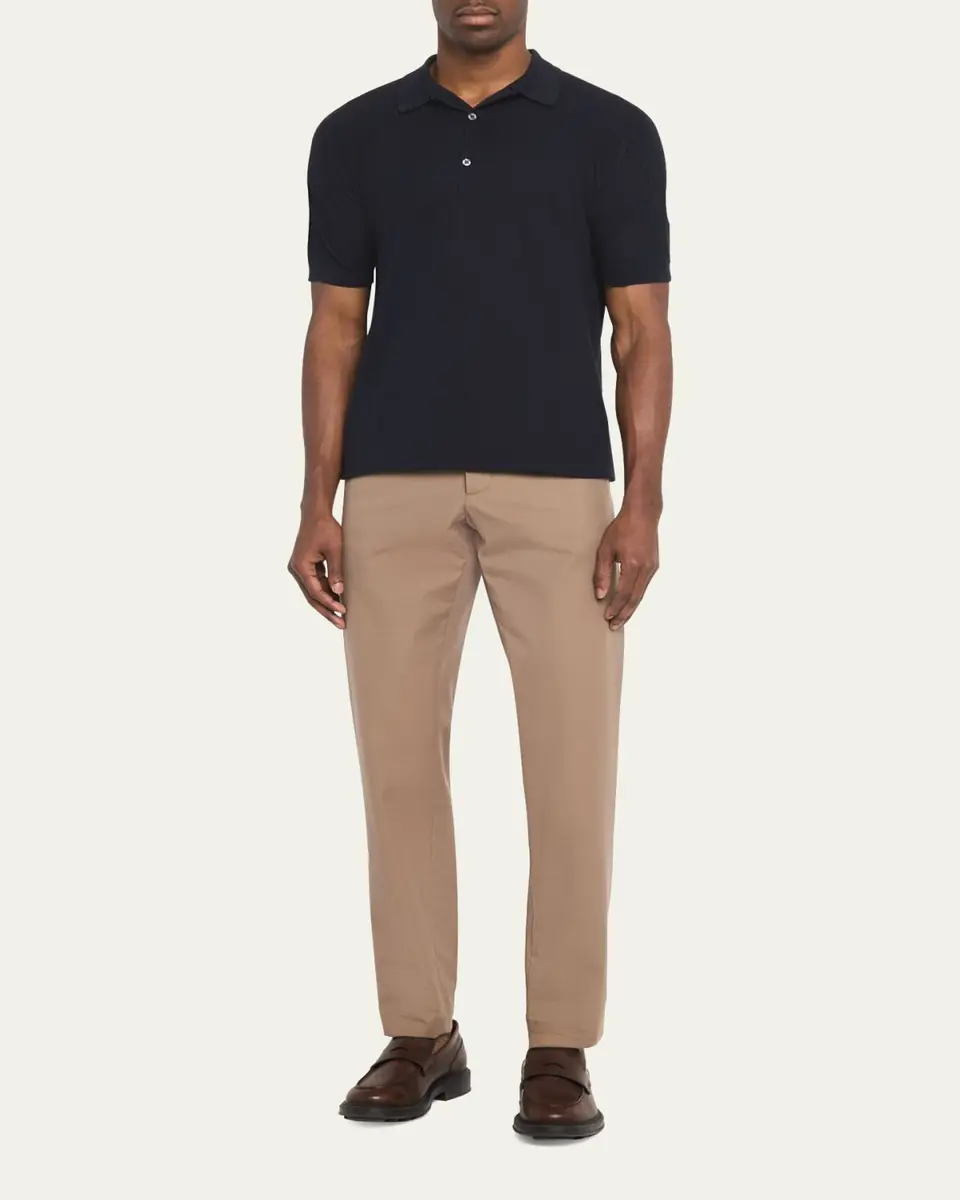 John Smedley Men's Roth Cotton Polo Shirt | Thumbnail 7 John Smedley Men's Roth Cotton Polo Shirt | Thumbnail 7