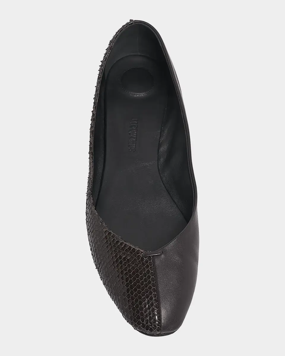 Jacquemus Les Ballerines Mixed Leather Flats | Thumbnail 5 Jacquemus Les Ballerines Mixed Leather Flats | Thumbnail 5