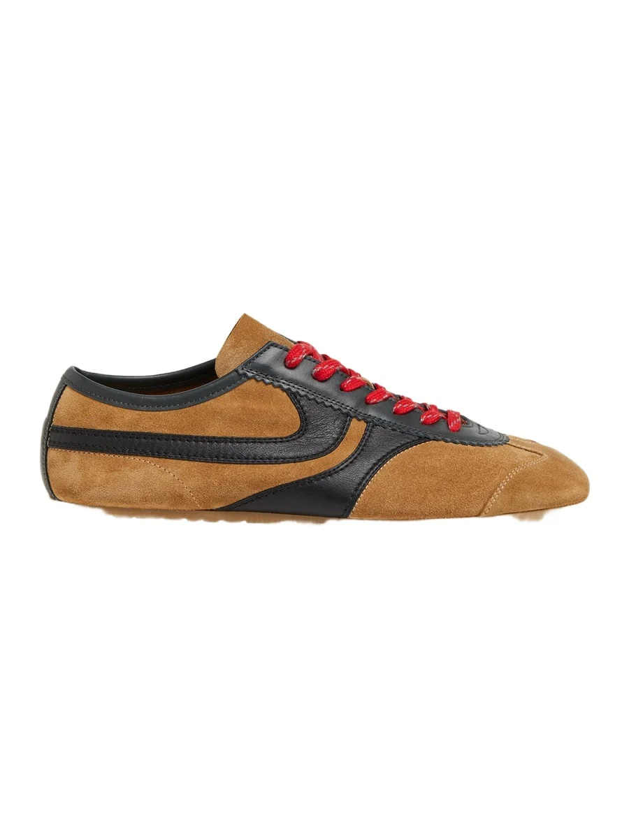 Men's Suede and Leather Low-Top Sneakers Men's Suede and Leather Low-Top Sneakers
