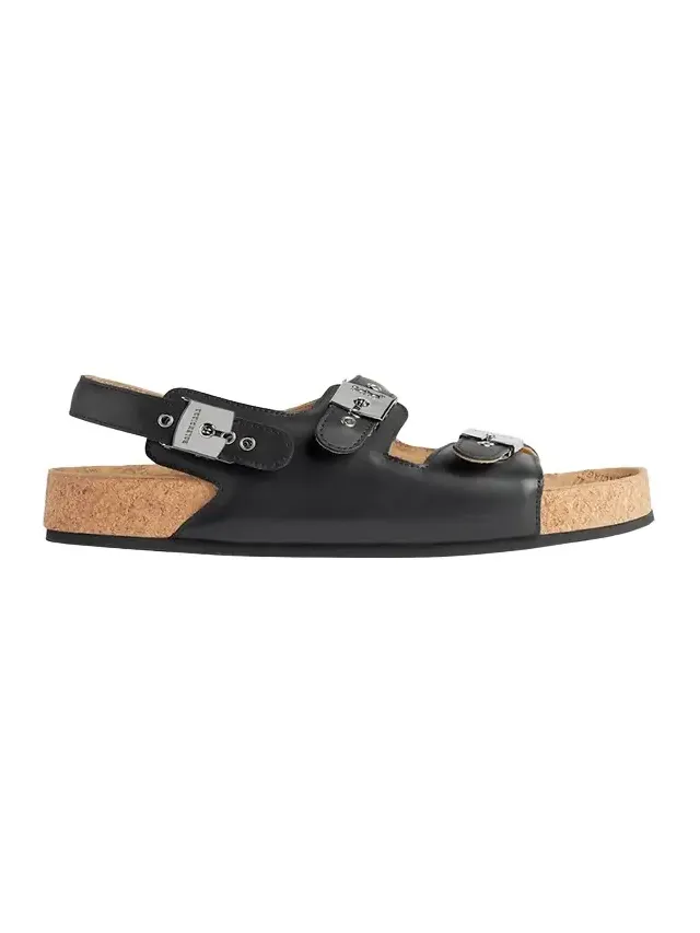 x Scholl Leather Slingback Sandals