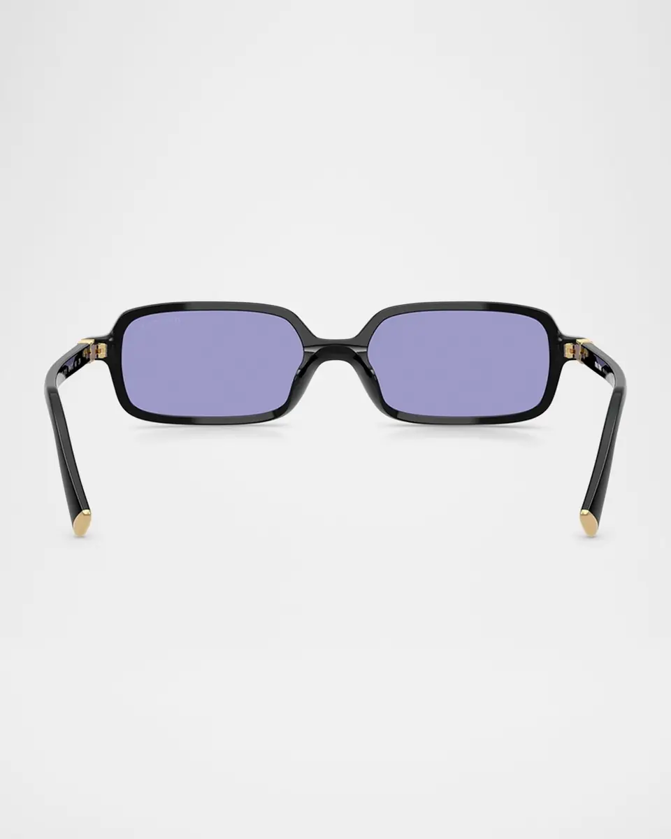 Miu Miu MU 11ZSF Acetate Rectangular Sunglasses | Thumbnail 3 Miu Miu MU 11ZSF Acetate Rectangular Sunglasses | Thumbnail 3