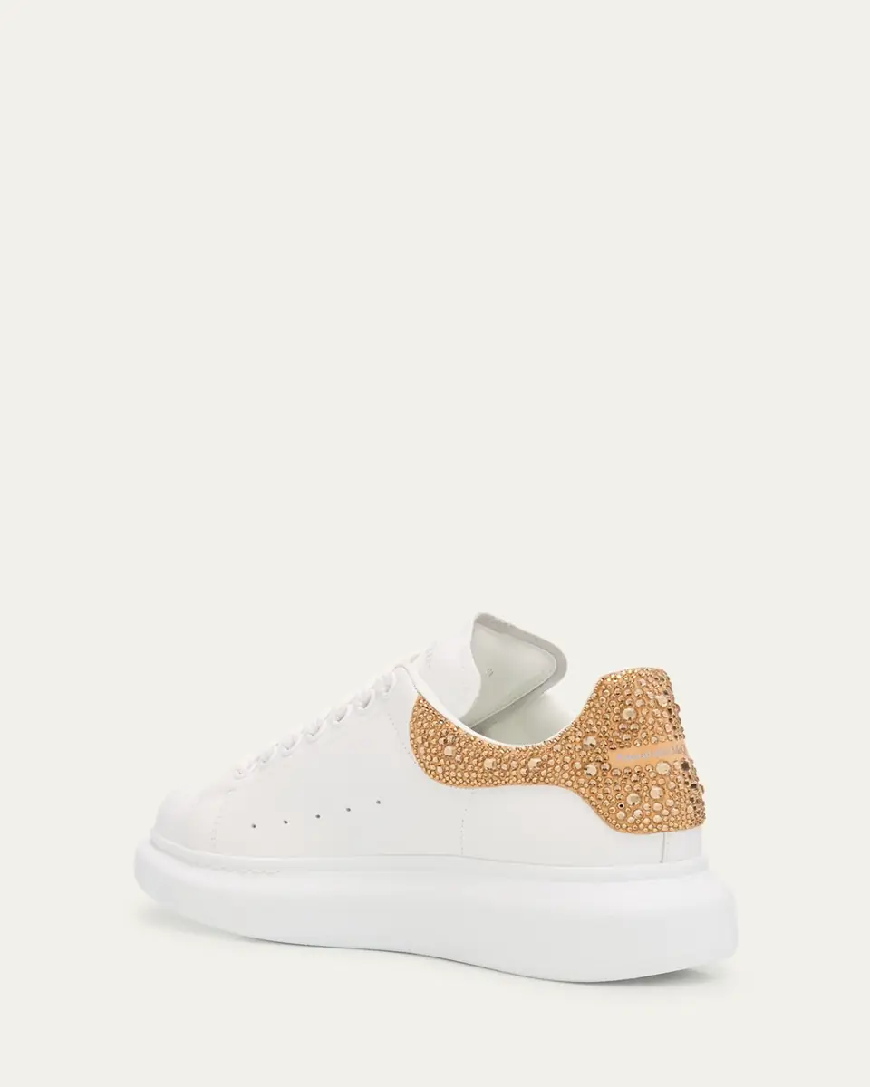 Alexander McQueen Snakeskin-Print Leather Oversized Low-Top Sneakers | Thumbnail 4 Alexander McQueen Snakeskin-Print Leather Oversized Low-Top Sneakers | Thumbnail 4