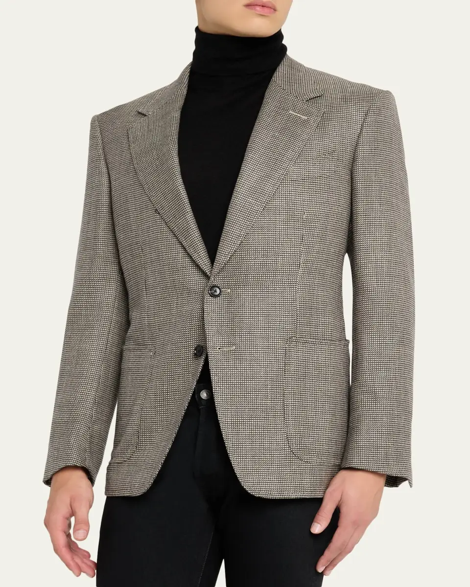 Tom Ford Men's Single-Breasted Sport Coat | Thumbnail 4 Tom Ford Men's Single-Breasted Sport Coat | Thumbnail 4