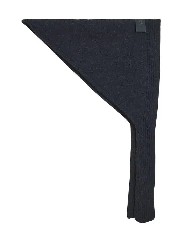 Men's Le Chale Grosgrain Logo Wool-Blend Scarf Men's Le Chale Grosgrain Logo Wool-Blend Scarf