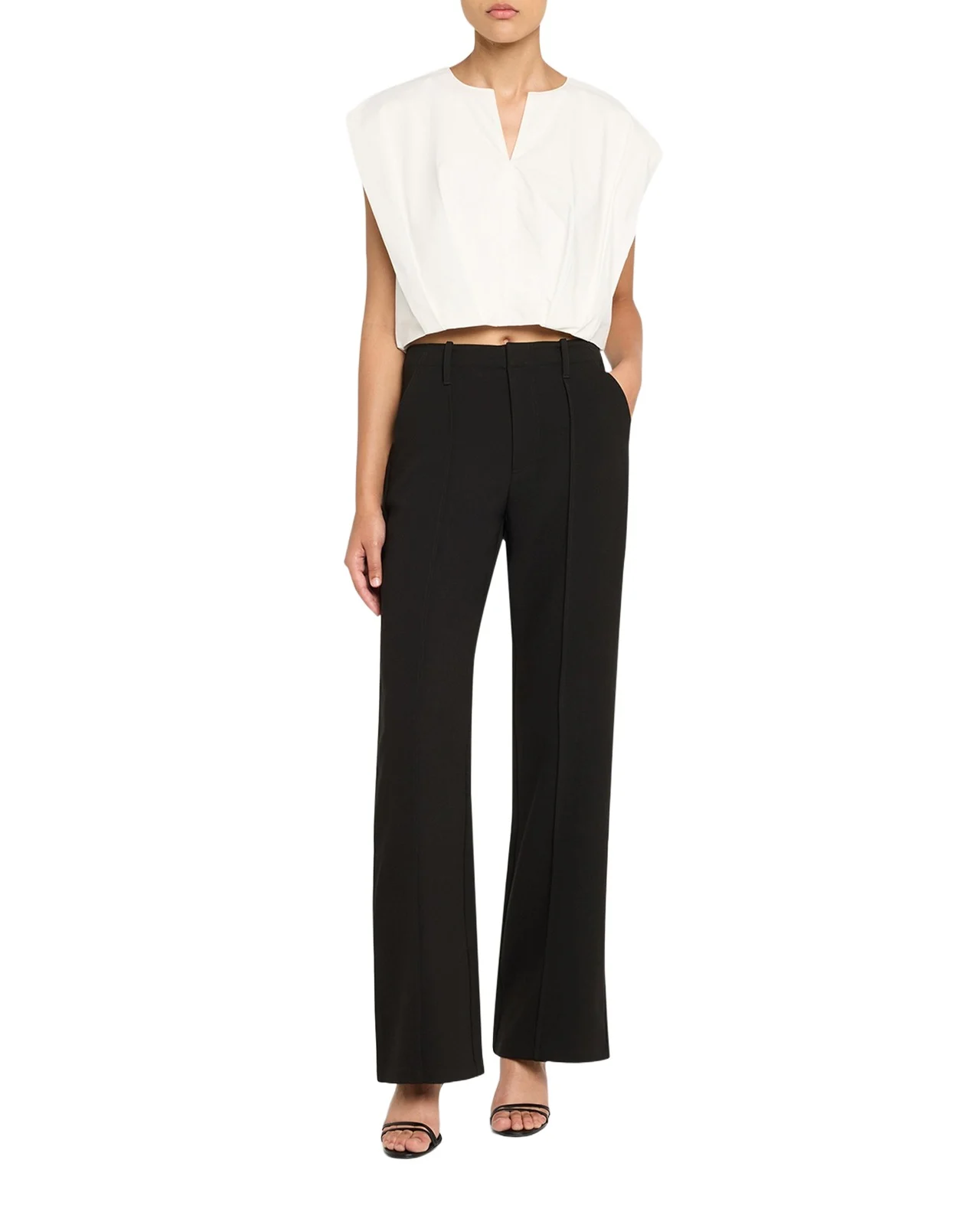 Michelle Pintuck Cropped Pants