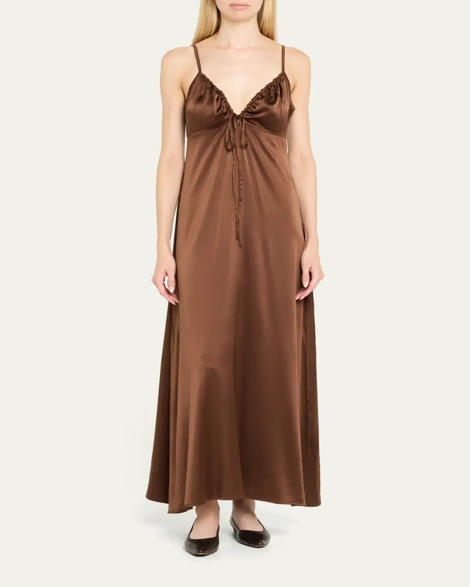 Sprwmn Ibiza Silk Maxi Dress | Thumbnail 2