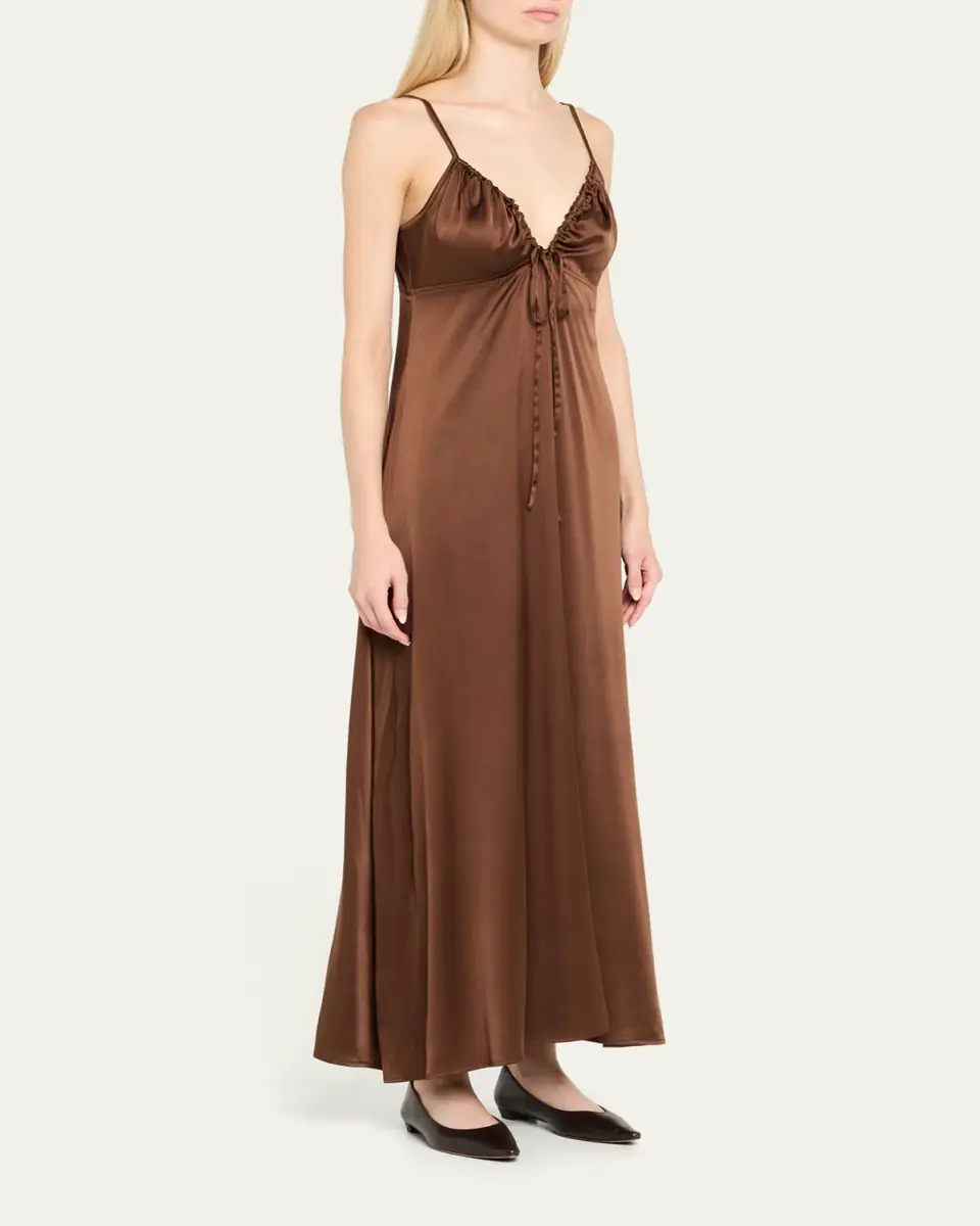 Sprwmn Ibiza Silk Maxi Dress | Thumbnail 4