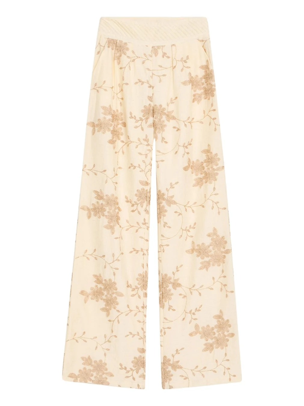 Heidi Beaded Wide-Leg Pants Heidi Beaded Wide-Leg Pants