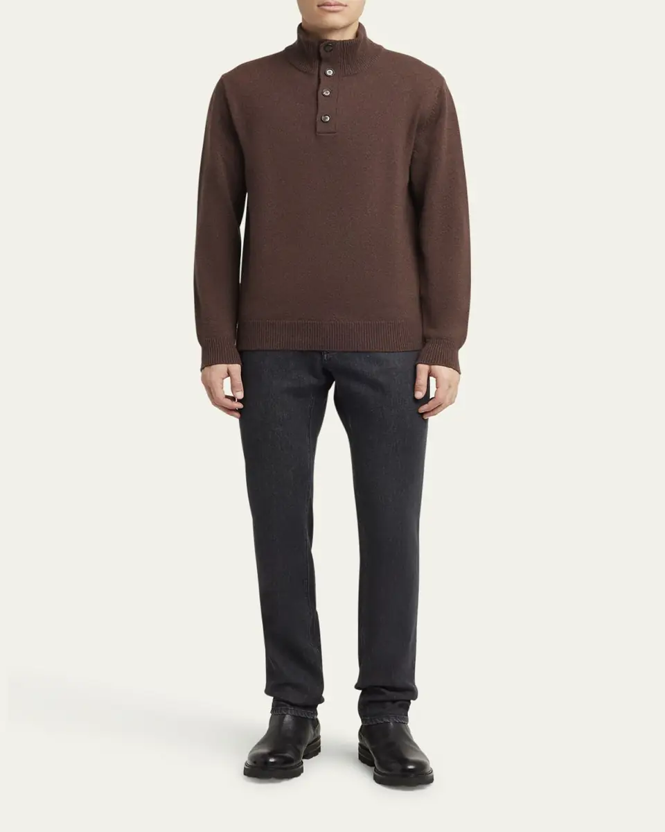 Brioni Men's Slim Denim Stretch Jeans | Thumbnail 2