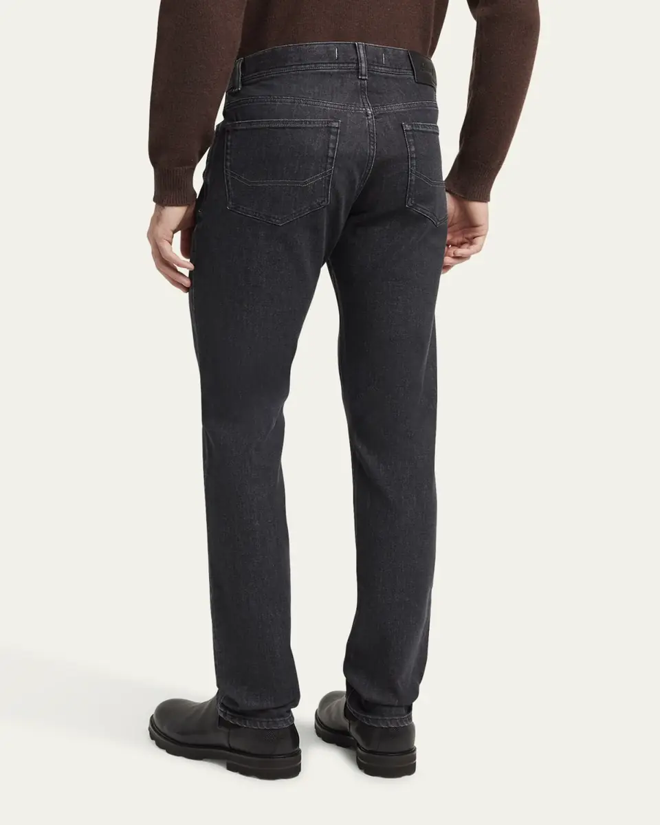 Brioni Men's Slim Denim Stretch Jeans | Thumbnail 3