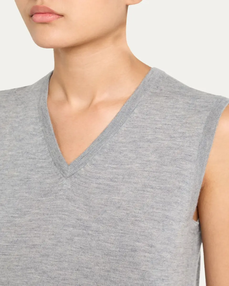 Lisa Yang Lauri Sleeveless Cashmere Top | Thumbnail 4 Lisa Yang Lauri Sleeveless Cashmere Top | Thumbnail 4