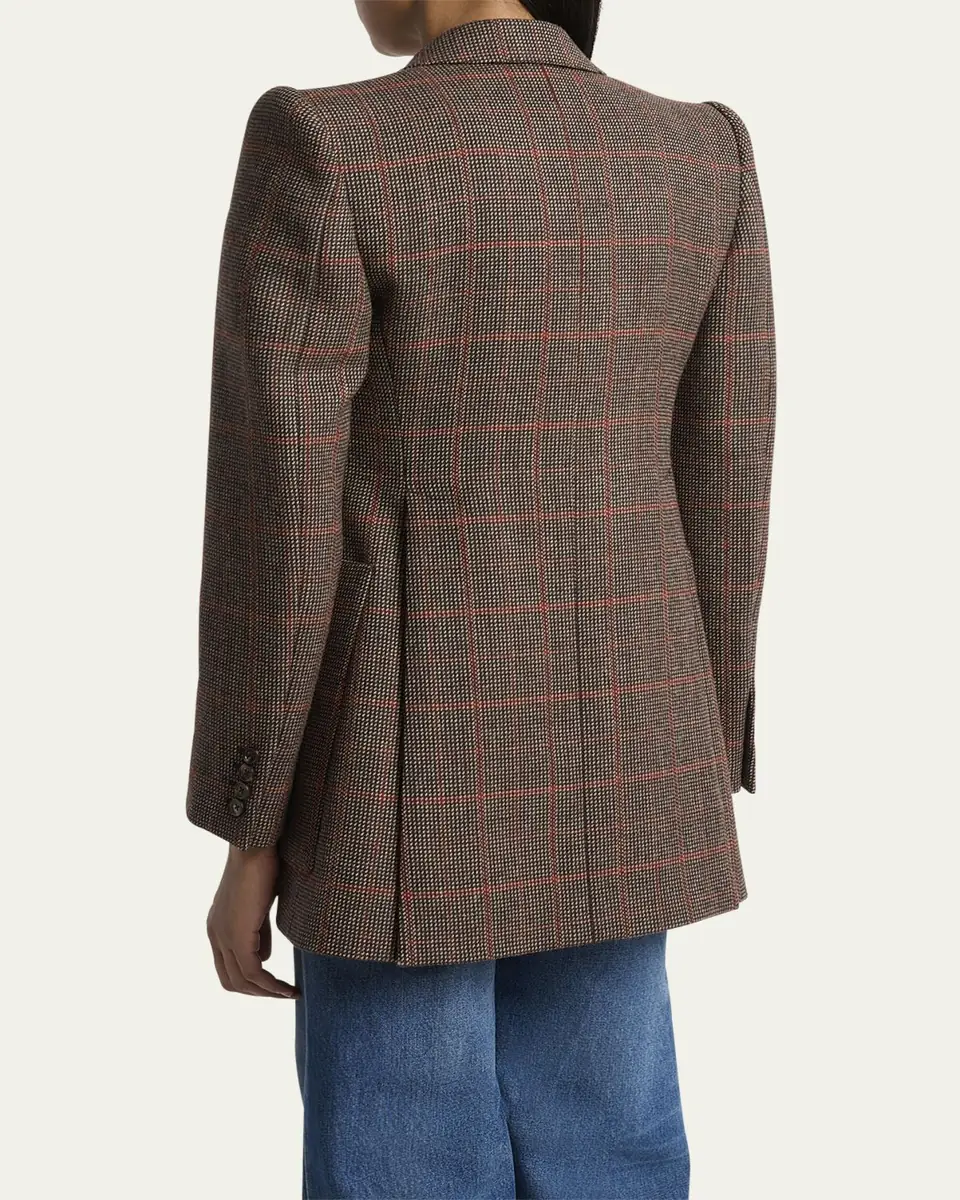 Chloé Plaid Single-Breasted Jacket | Thumbnail 7