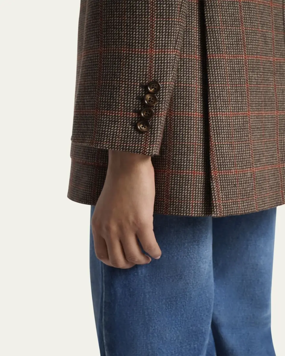 Chloé Plaid Single-Breasted Jacket | Thumbnail 9
