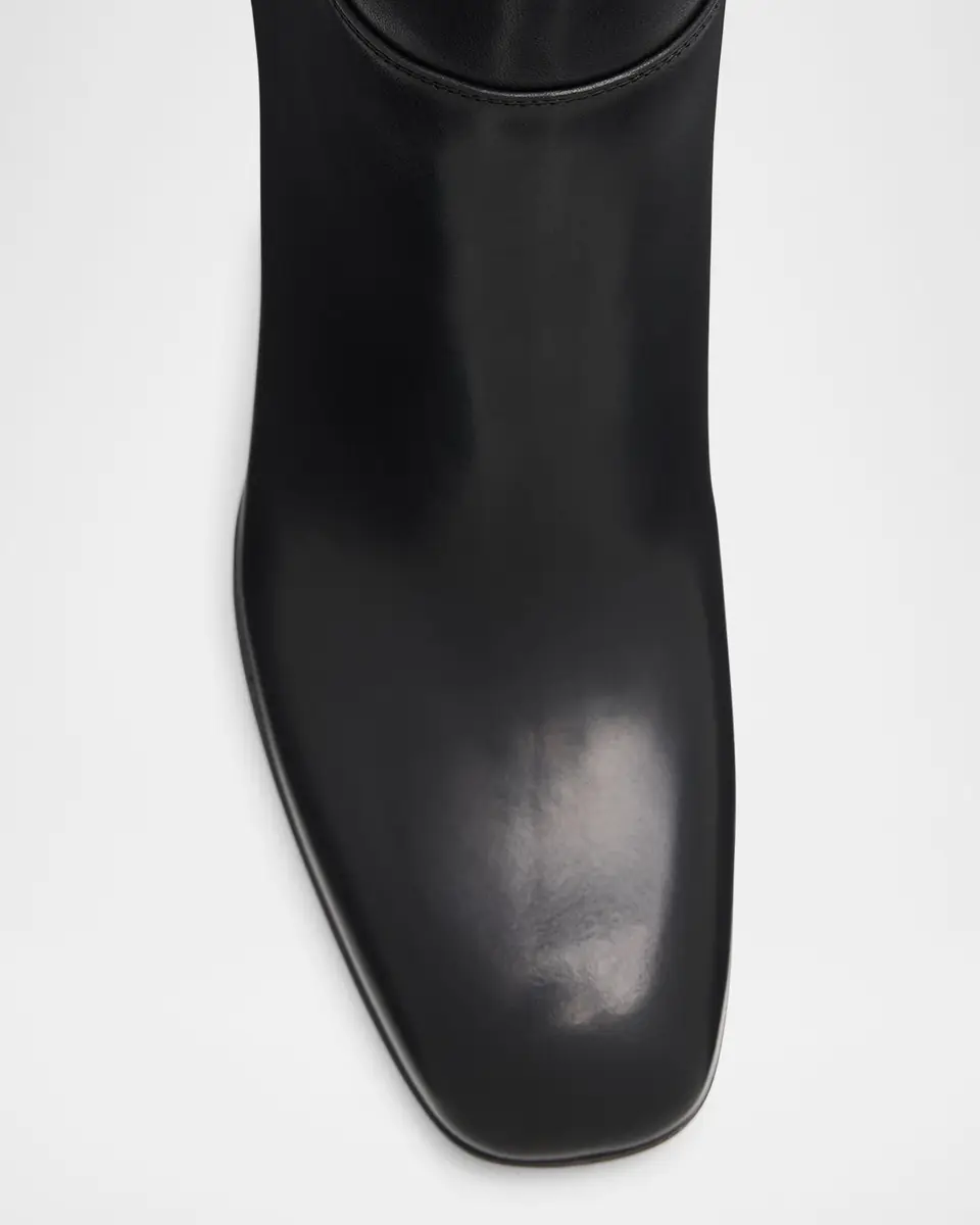 Saint Laurent Sulpice Smooth Leather Booties | Thumbnail 5 Saint Laurent Sulpice Smooth Leather Booties | Thumbnail 5
