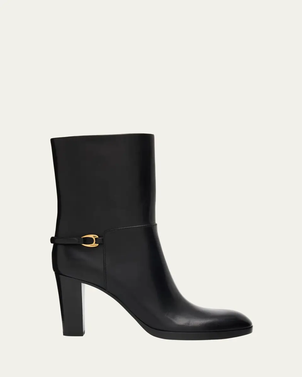 Saint Laurent Sulpice Smooth Leather Booties | Thumbnail 6 Saint Laurent Sulpice Smooth Leather Booties | Thumbnail 6