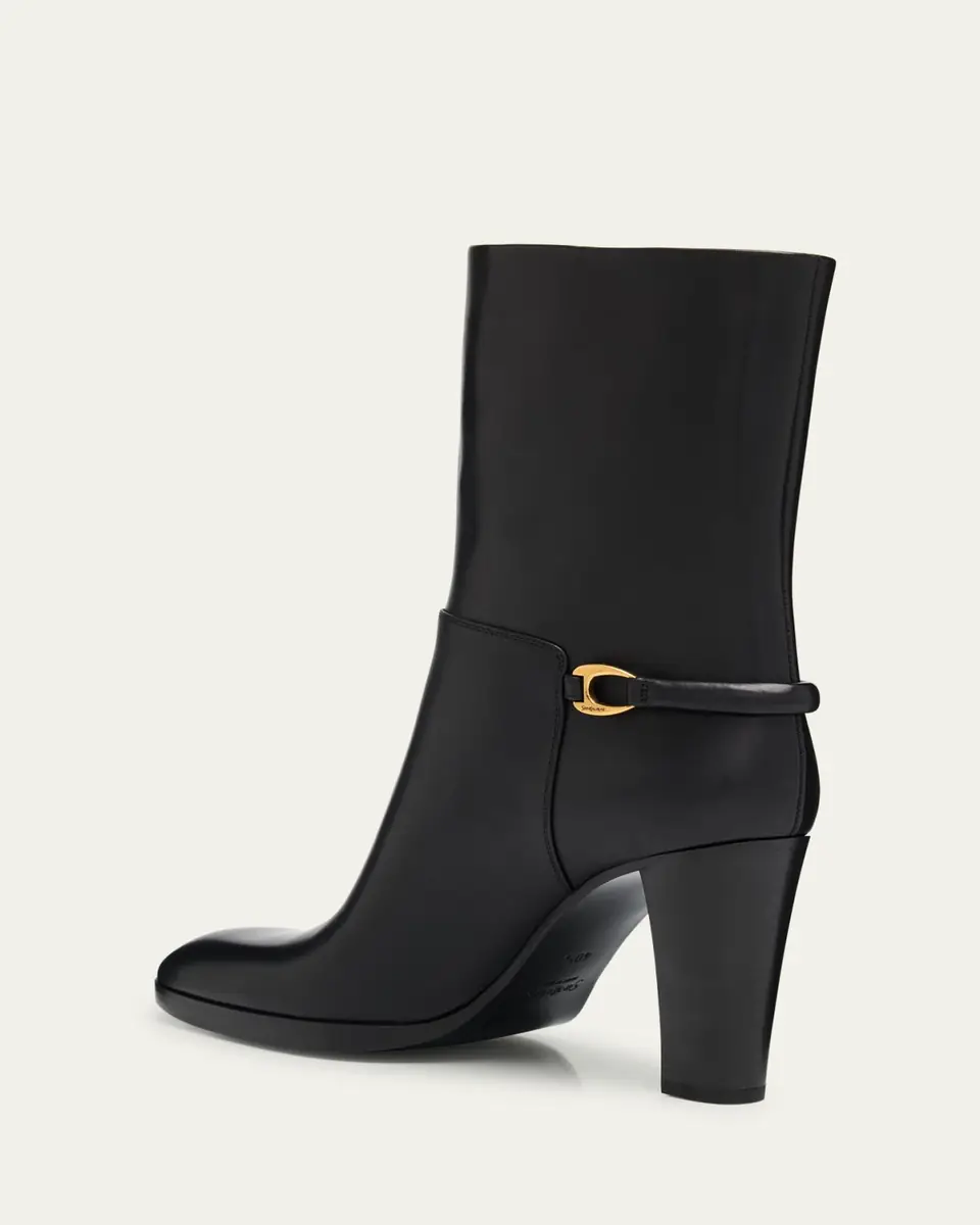 Saint Laurent Sulpice Smooth Leather Booties | Thumbnail 9 Saint Laurent Sulpice Smooth Leather Booties | Thumbnail 9