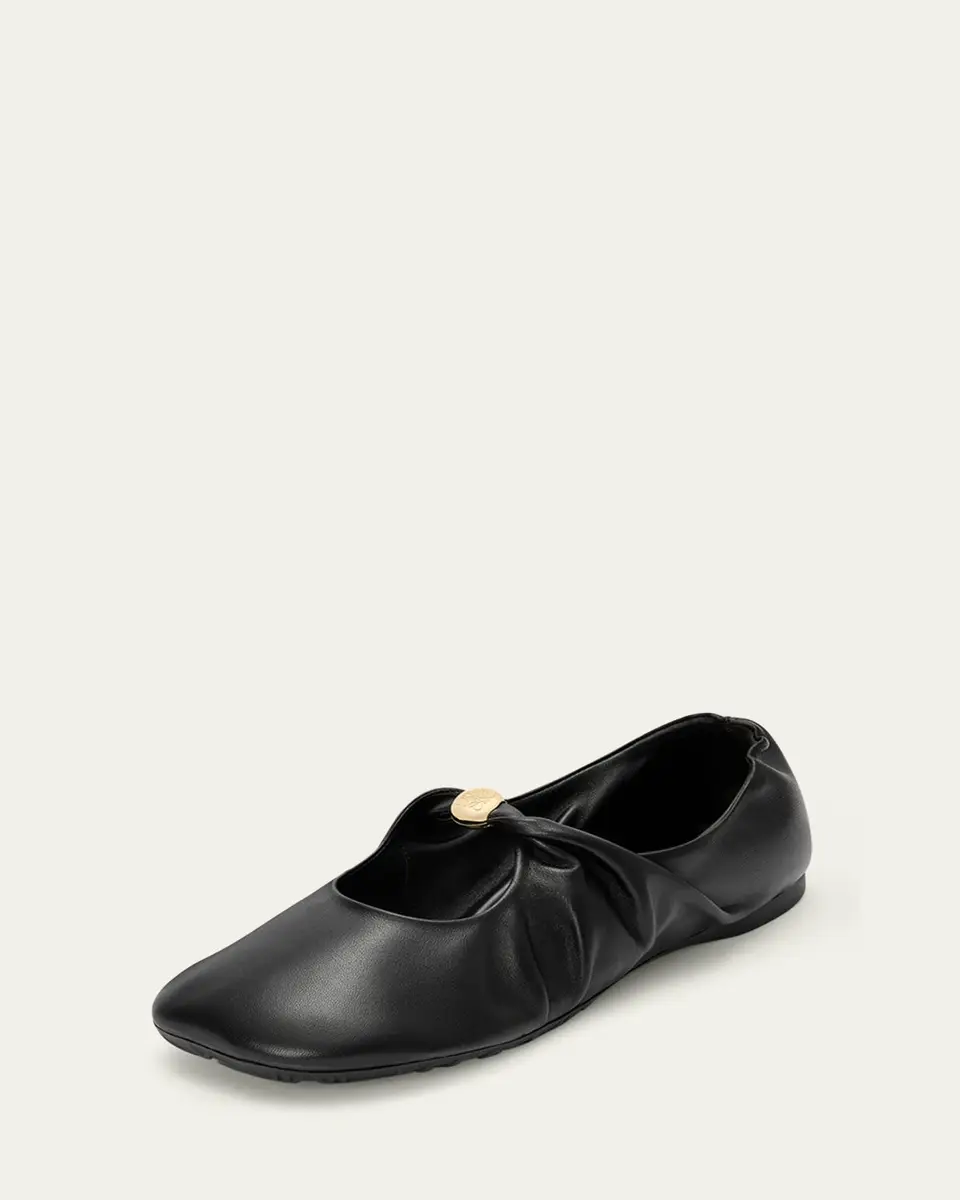 Loewe Pebble Soft Leather Ballerina Flats | Thumbnail 3 Loewe Pebble Soft Leather Ballerina Flats | Thumbnail 3