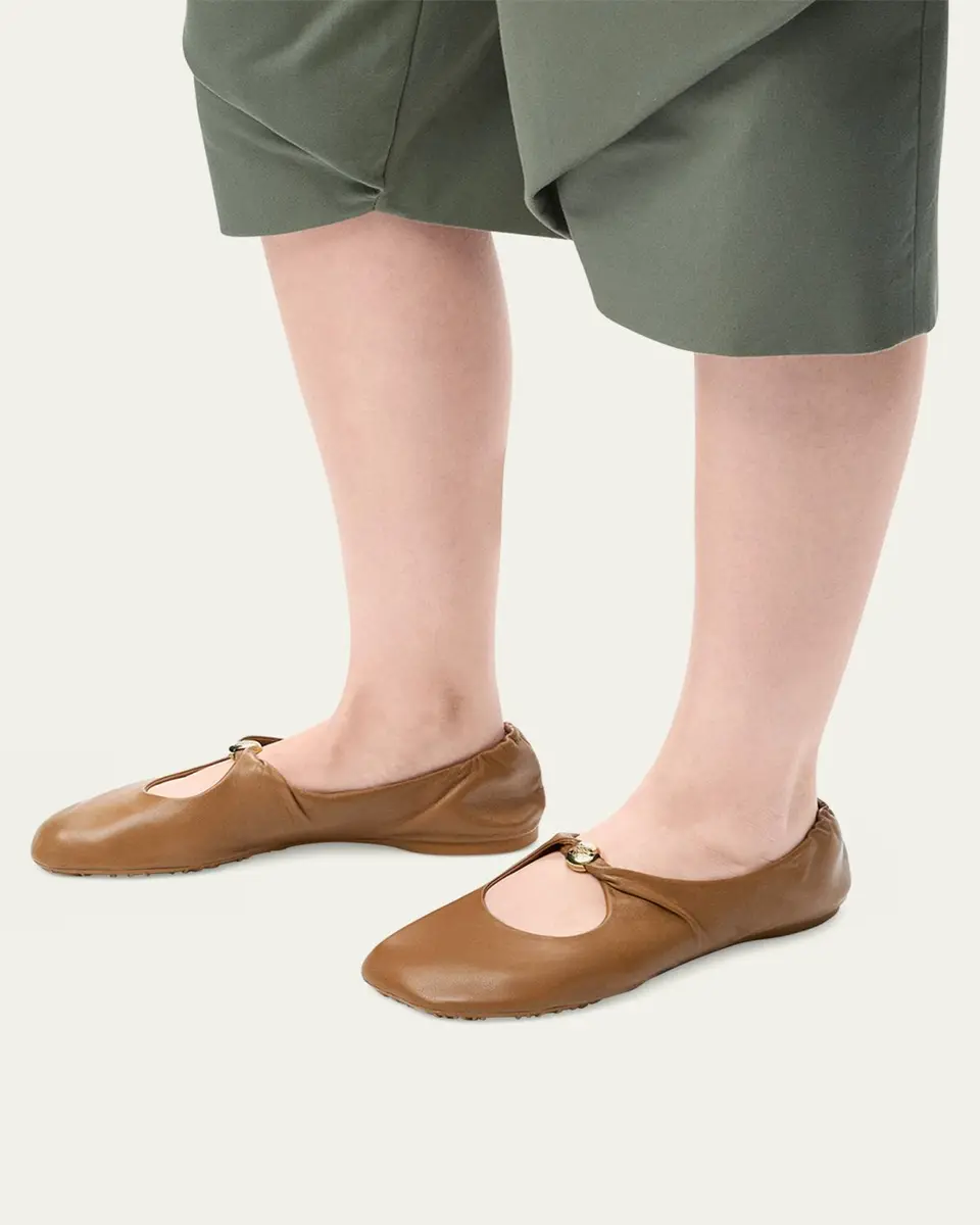 Loewe Pebble Soft Leather Ballerina Flats | Thumbnail 9 Loewe Pebble Soft Leather Ballerina Flats | Thumbnail 9