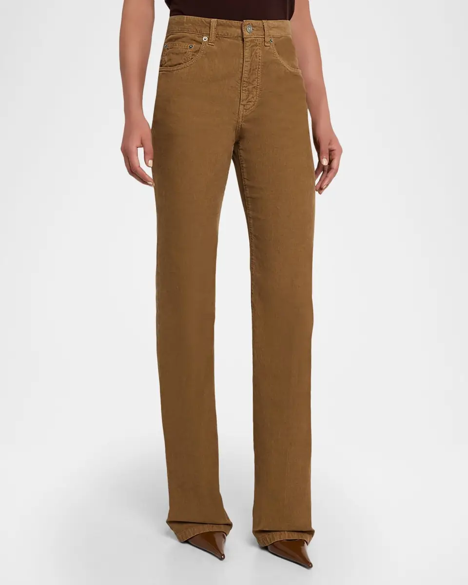 Saint Laurent Corduroy Bootcut-Leg Pants | Thumbnail 3 Saint Laurent Corduroy Bootcut-Leg Pants | Thumbnail 3