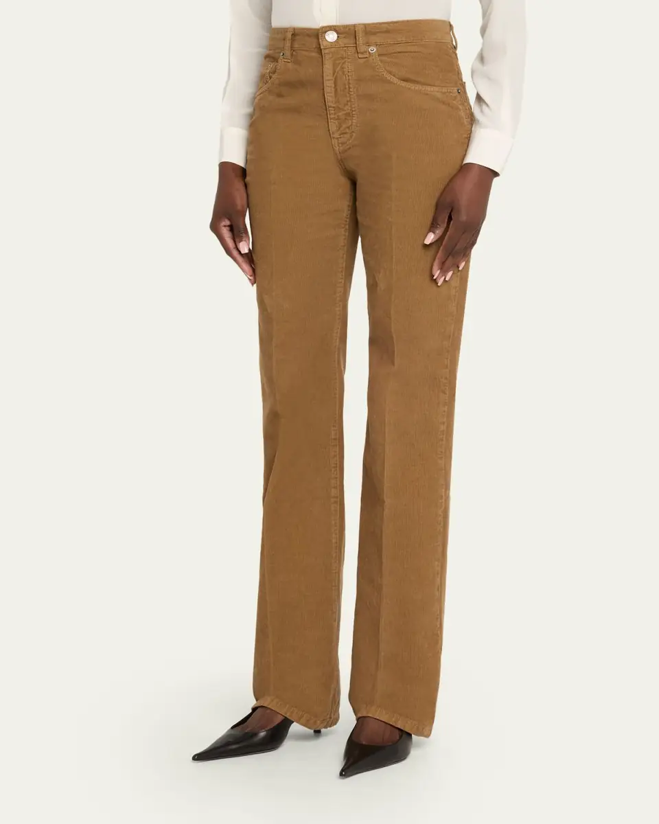 Saint Laurent Corduroy Bootcut-Leg Pants | Thumbnail 8 Saint Laurent Corduroy Bootcut-Leg Pants | Thumbnail 8
