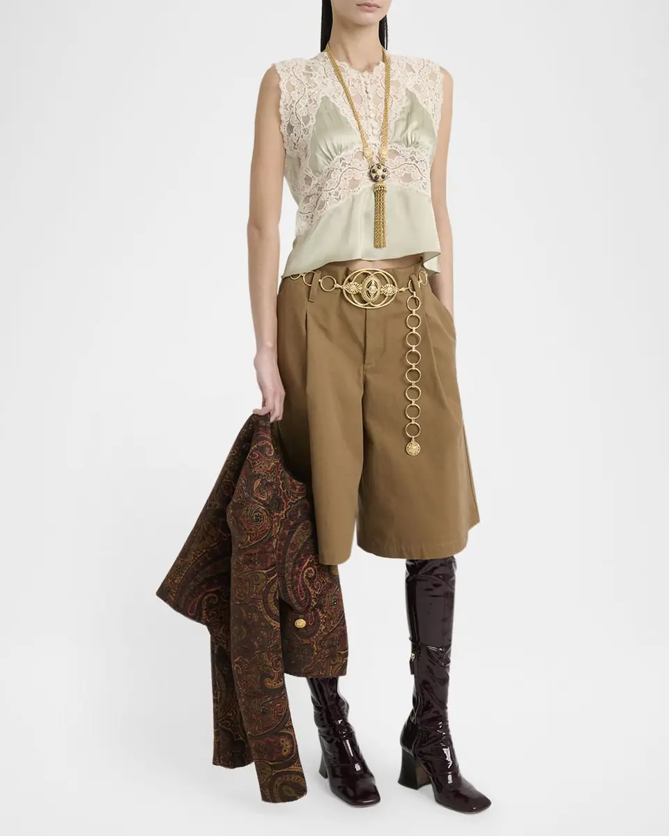 Chloé Lace Silk Sleeveless Top | Thumbnail 2