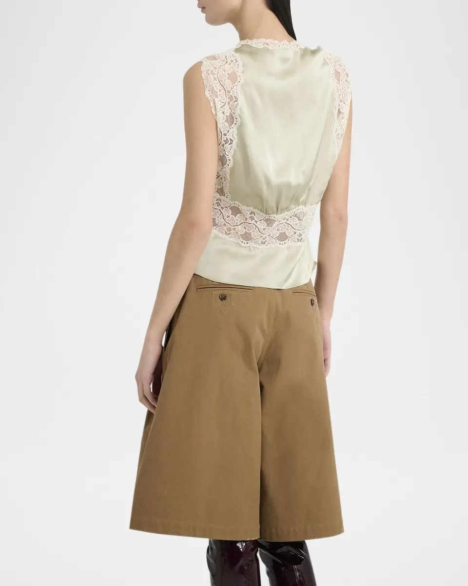Chloé Lace Silk Sleeveless Top | Thumbnail 3