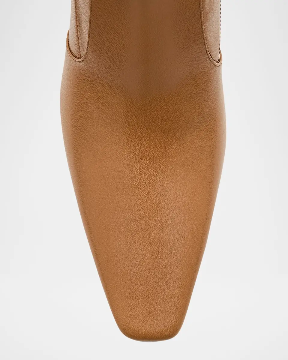 Saint Laurent Francoise Smooth Leather Knee-High Boots | Thumbnail 5