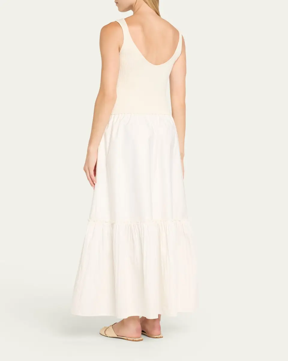 Ramy Brook Dawson Mixed-Media Maxi Dress | Thumbnail 3
