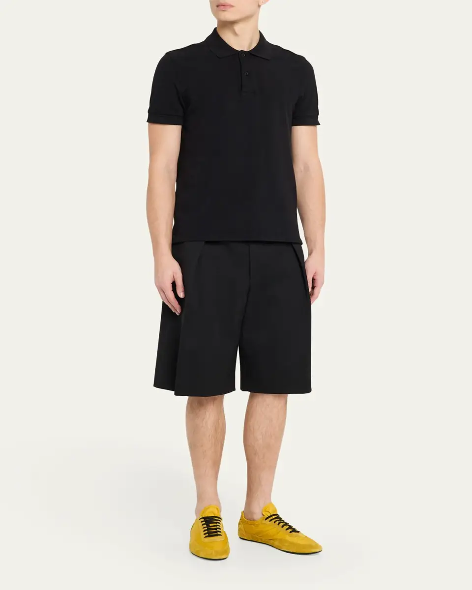 Prada Men's Collapse Nylon and Suede Low-Top Sneakers | Thumbnail 12 Prada Men's Collapse Nylon and Suede Low-Top Sneakers | Thumbnail 12