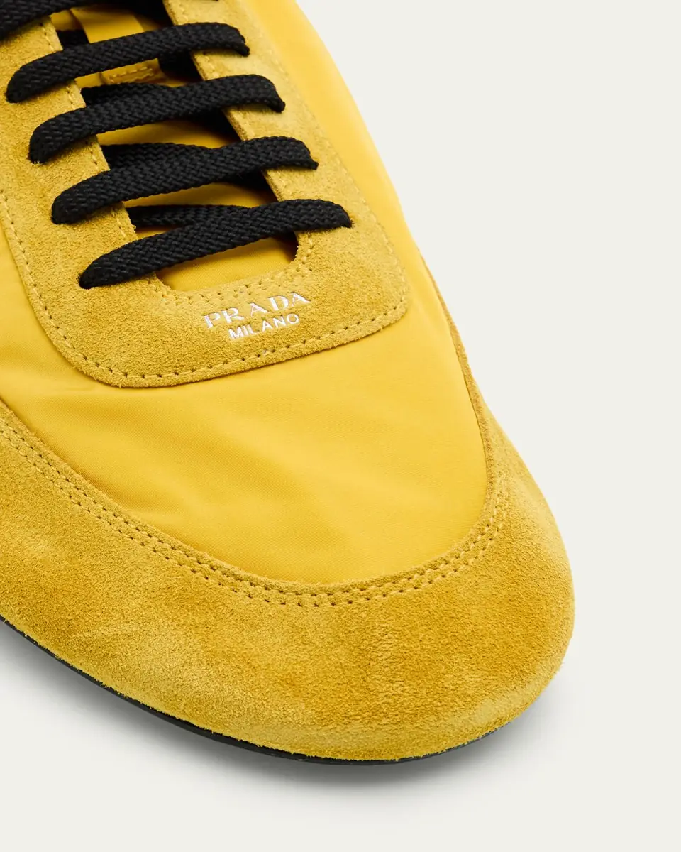 Prada Men's Collapse Nylon and Suede Low-Top Sneakers | Thumbnail 13 Prada Men's Collapse Nylon and Suede Low-Top Sneakers | Thumbnail 13