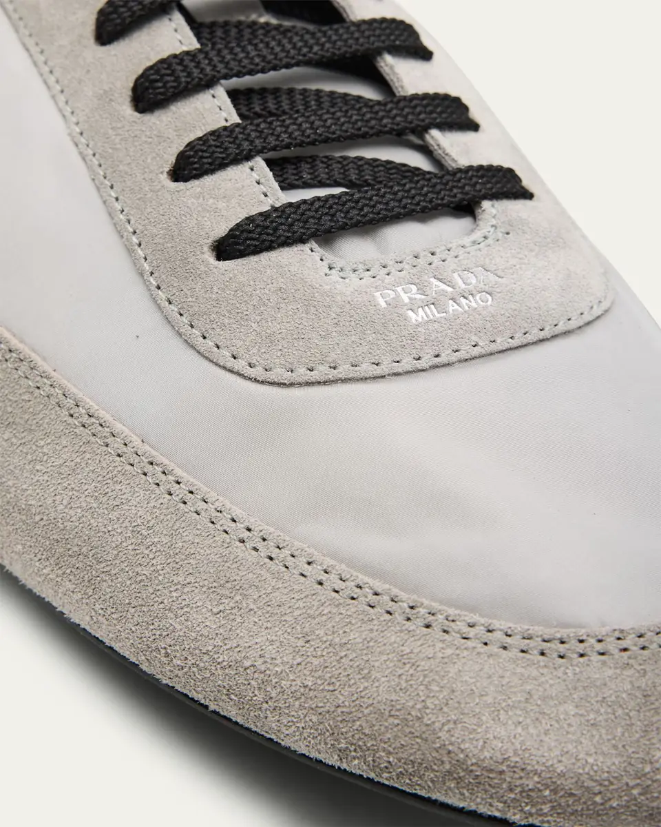 Prada Men's Collapse Nylon and Suede Low-Top Sneakers | Thumbnail 17 Prada Men's Collapse Nylon and Suede Low-Top Sneakers | Thumbnail 17